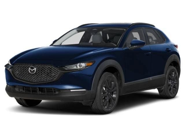 2026 Mazda Mazda CX-30 2.5 S Aire Edition in Deep Crystal Blue Mica — front three-quarter view