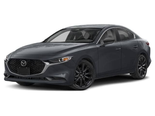 2026 Mazda Mazda3 Sedan 2.5 S Select Sport in Jet Black Mica — front three-quarter view