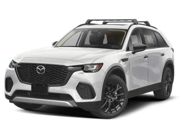 2026 Mazda Mazda CX-70 3.3 Turbo Premium AWD in Rhodium White Premium — front three-quarter view