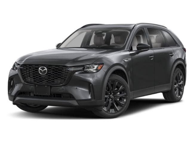 2026 Mazda Mazda CX-90 3.3 Turbo Premium Sport AWD in Machine Gray Metallic — front three-quarter view
