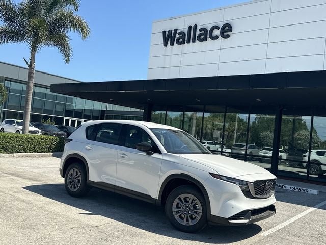 2026 Mazda Mazda CX-5 2.5 S AWD in Rhodium White Metallic — front three-quarter view