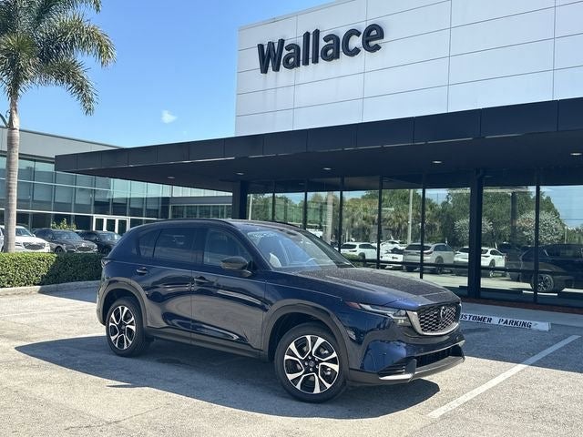 2026 Mazda Mazda CX-5 2.5 S Preferred AWD in Navy Blue Mica — front three-quarter view