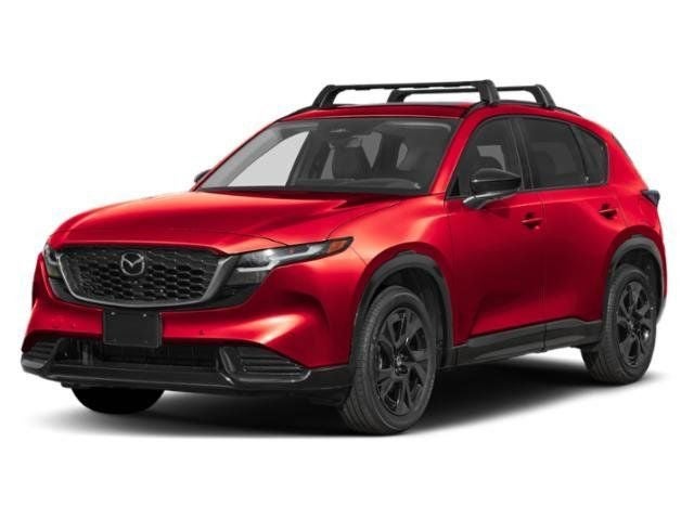 2026 Mazda Mazda CX-5 2.5 S Premium Plus AWD in Soul Red Crystal Metallic — front three-quarter view