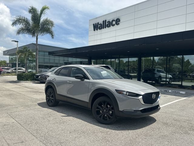 2026 Mazda Mazda CX-30 2.5 S Select Sport AWD in Aero Gray Metallic — front three-quarter view