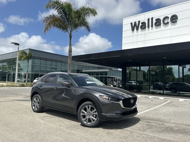 2026 Mazda Mazda CX-30 2.5 S Premium AWD in Machine Gray Metallic — front three-quarter view