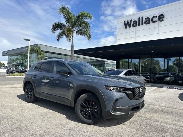 2025 Mazda Mazda CX-50 2.5 S Select AWD in Polymetal Gray Metallic — front three-quarter view