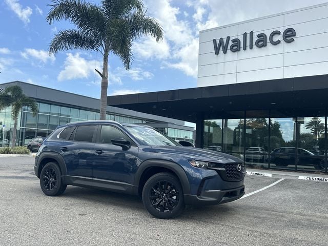 2026 Mazda Mazda CX-50 2.5 S Preferred AWD in Ingot Blue Metallic — front three-quarter view