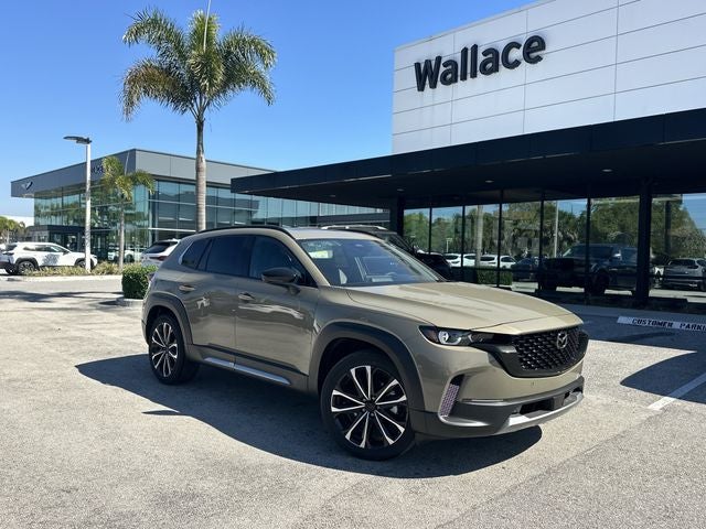 2026 Mazda Mazda CX-50 2.5 Turbo AWD in Zircon Sand Metallic — front three-quarter view