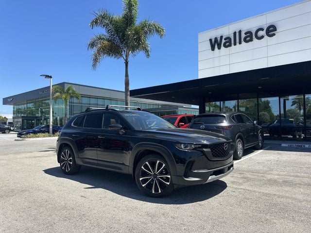 2026 Mazda Mazda CX-50 2.5 Turbo Premium Plus AWD in Jet Black Mica — front three-quarter view