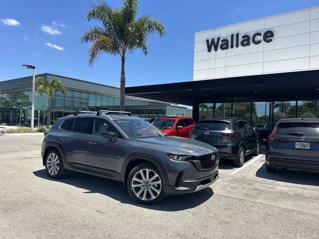 2026 Mazda Mazda CX-50 2.5 Turbo Premium Plus AWD in Polymetal Gray Metallic — front three-quarter view