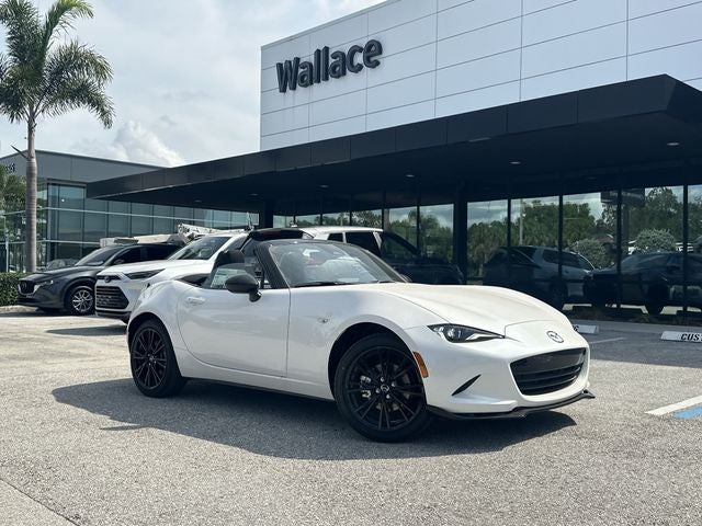 2026 Mazda Mazda MX-5 Miata Club in Snowflake White Pearl — front three-quarter view