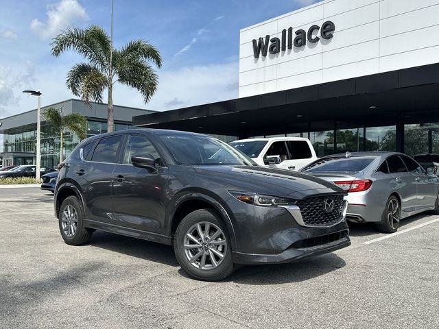 2025 Mazda Mazda CX-5 2.5 S Select AWD in Machine Gray Metallic — front three-quarter view