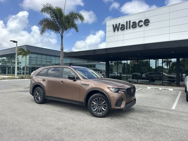 2026 Mazda Mazda CX-70 Plug-In Hybrid SC Plus AWD in Melting Copper Metallic — front three-quarter view