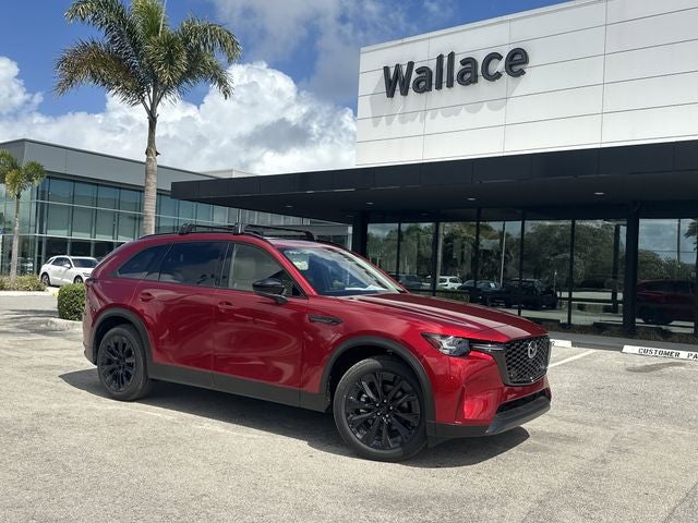 2026 Mazda Mazda CX-90 3.3 Turbo Premium Sport AWD in Soul Red Crystal Metallic — front three-quarter view