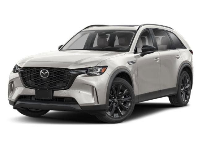 2026 Mazda Mazda CX-90 3.3 Turbo Premium Sport AWD in Platinum Quartz Metallic — front three-quarter view