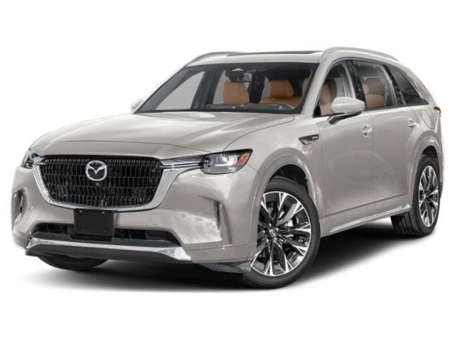 2026 Mazda Mazda CX-90 3.3 Turbo S Premium Plus AWD in Platinum Quartz Metallic — front three-quarter view