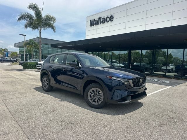 2026 Mazda Mazda CX-5 2.5 S AWD in Navy Blue Mica — front three-quarter view