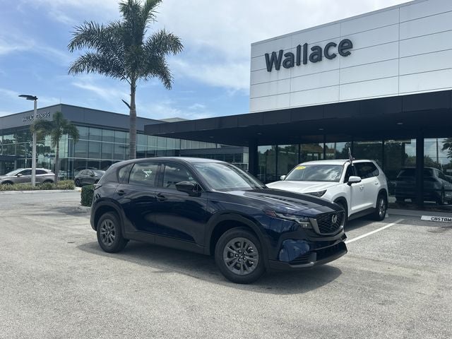 2026 Mazda Mazda CX-5 2.5 S AWD in Navy Blue Mica — front three-quarter view