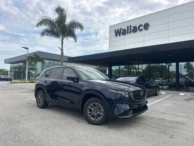 2026 Mazda Mazda CX-5 2.5 S Select AWD in Navy Blue Mica — front three-quarter view