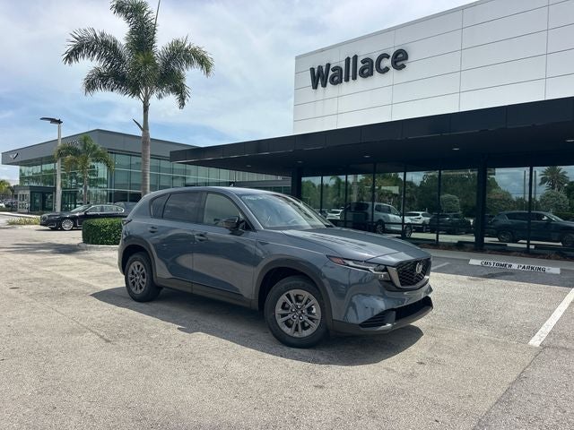 2026 Mazda Mazda CX-5 2.5 S Select AWD in Polymetal Gray Metallic — front three-quarter view