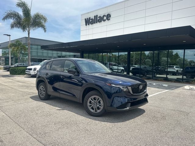 2026 Mazda Mazda CX-5 2.5 S Select AWD in Navy Blue Mica — front three-quarter view
