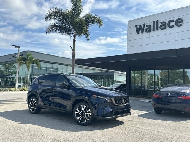 2026 Mazda Mazda CX-5 2.5 S Preferred AWD in Navy Blue Mica — front three-quarter view