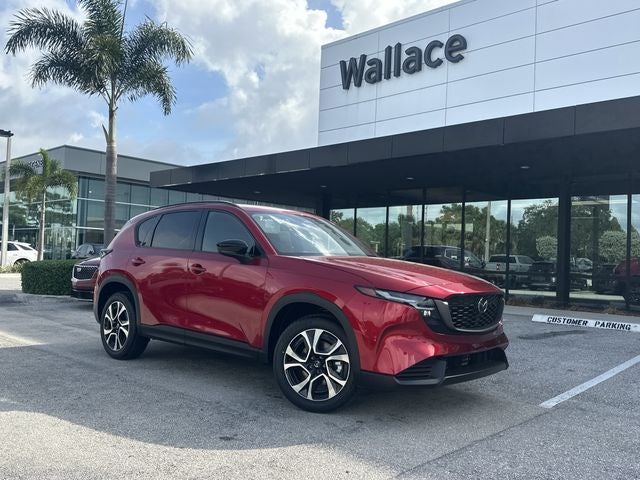 2026 Mazda Mazda CX-5 2.5 S Preferred AWD in Soul Red Crystal Metallic — front three-quarter view
