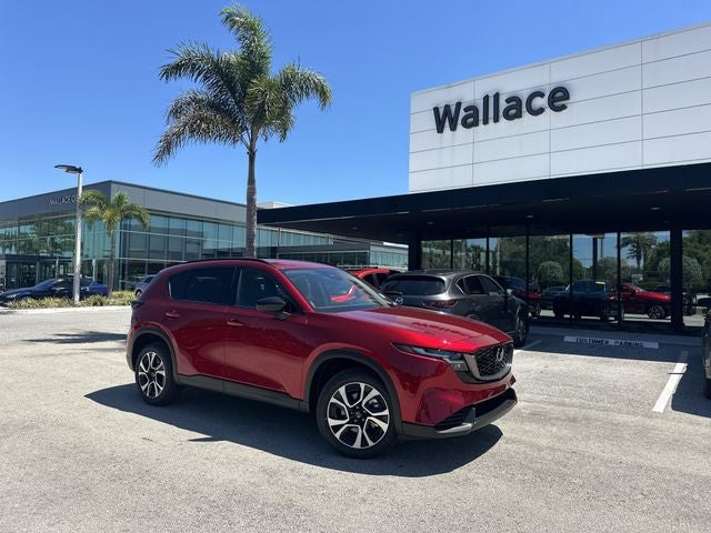 2026 Mazda Mazda CX-5 2.5 S Preferred AWD in Soul Red Crystal Metallic — front three-quarter view