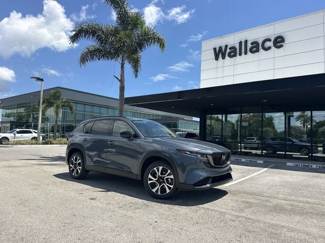 2026 Mazda Mazda CX-5 2.5 S Preferred AWD in Polymetal Gray Metallic — front three-quarter view