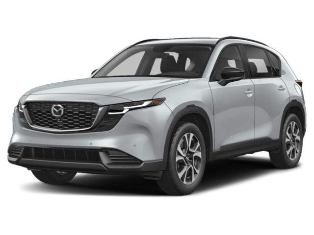 2026 Mazda Mazda CX-5 2.5 S Preferred AWD in Aero Gray Metallic — front three-quarter view