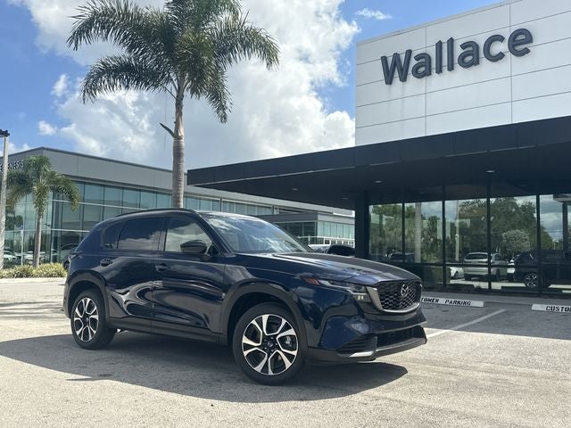2026 Mazda Mazda CX-5 2.5 S Preferred AWD in Navy Blue Mica — front three-quarter view