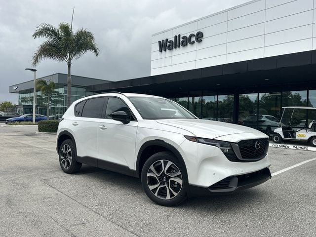 2026 Mazda Mazda CX-5 2.5 S Preferred AWD in Rhodium White Metallic — front three-quarter view
