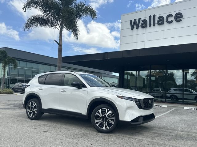 2026 Mazda Mazda CX-5 2.5 S Preferred AWD in Rhodium White Metallic — front three-quarter view