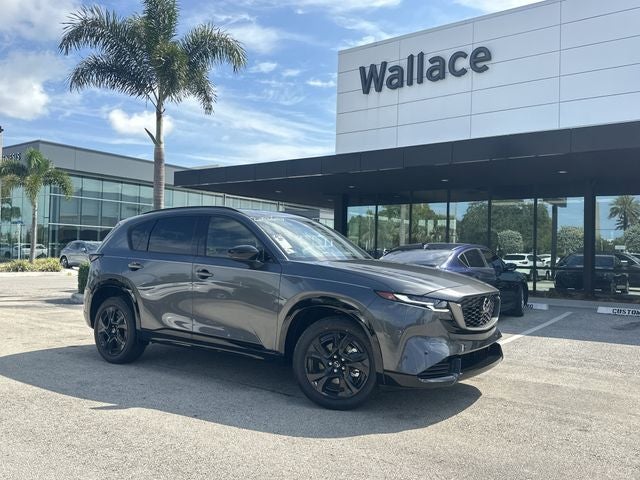 2026 Mazda Mazda CX-5 2.5 S Premium AWD in Machine Gray Metallic — front three-quarter view