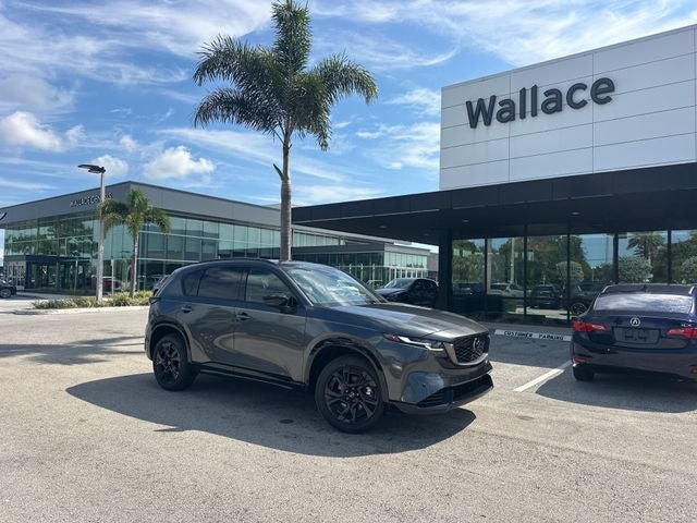 2026 Mazda Mazda CX-5 2.5 S Premium AWD in Machine Gray Metallic — front three-quarter view
