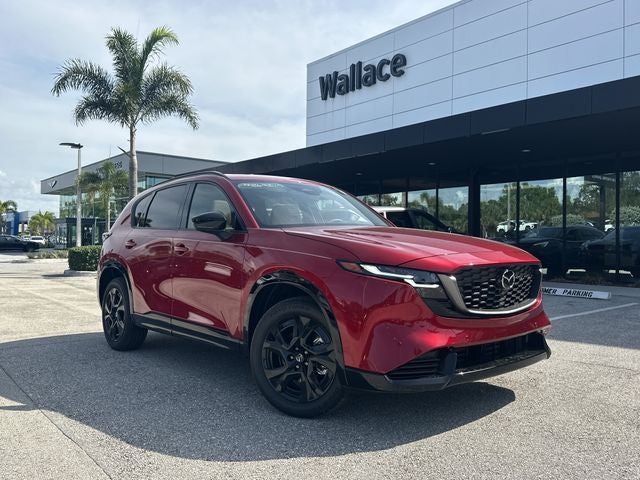 2026 Mazda Mazda CX-5 2.5 S Premium AWD in Soul Red Crystal Metallic — front three-quarter view