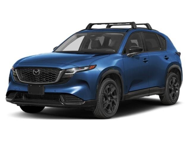 2026 Mazda Mazda CX-5 2.5 S Premium Plus AWD in Navy Blue Mica — front three-quarter view
